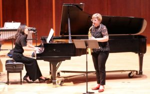 Erika Tazawa and Jan berry baker play "Two Preludes" by Dorothy Chang