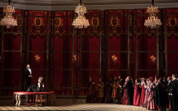 A scene from The Atlanta Opera's production of "la Traviata." (credit: Nunnally Rawson)