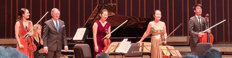 The ensemble takes a bow. (courtesy of ECMSA)