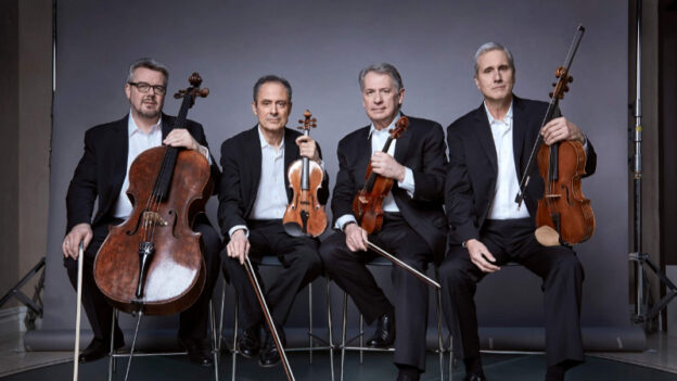 The Emerson Quartet performs at the Amelia Island Chamber Music Festival on January 28, 2023, as part of their farewell tour. (credit: Jürgen Frank)