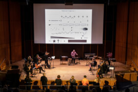 The combined forces of Bent Frequency and Atlanta Improvisers Orchestra ...