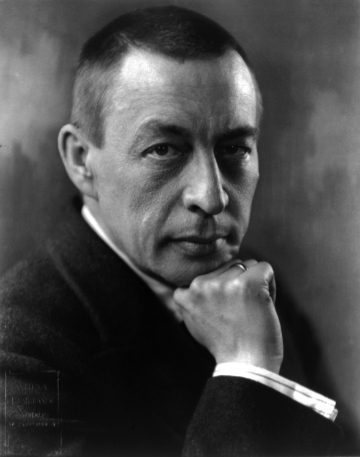 Sergei Rachmaninoff in 1921. (credit: Kubey-Rembrandt Studios, Philadephia, PA - public domain)