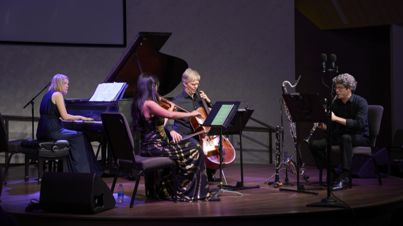 The Atlanta Chamber Players perform the regional premiere of Kyle River's "Anaglyph" on Friday, October 20, 2023. (credit: Chris Helton)