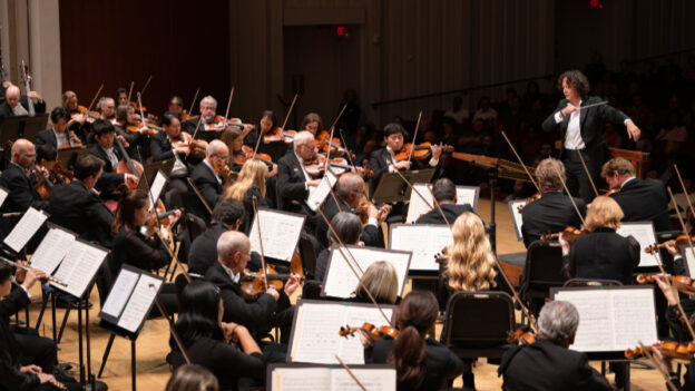 Nathalie Stutzmann conducts the Atlanta Symphony Orchestra, November 2, 2023. (credit: Rand Lines)
