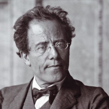 Gustav Mahler (detail of an historical photograph)