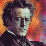 An AI reimagined portrait of Gustav Mahler. (Midjourney AI)