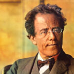 Colorized historical photo of Gustav Mahler.