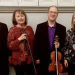 L-R: Joe Meyer, Tatiana Karpova, Vasily Gorkovoy, and Tanja Bechtler of the Bechtler Ensemble. (courtesy of the Bechtler Ensemble)