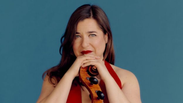 Cellist Alisa Weilerstein was soloist in Elgar's "Cello Concerto" with the Atlanta Symphony Orchestra in its 2025-26 season opener. (credit: Evelyn Freja)