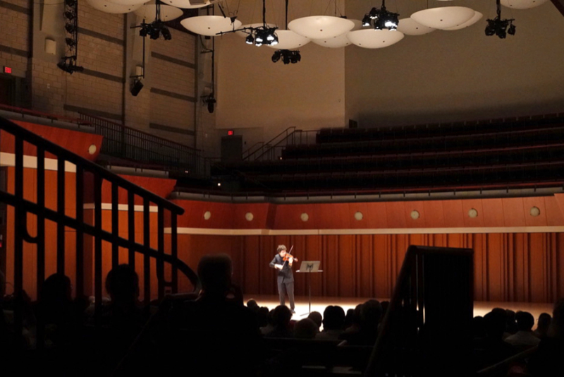 Augustin Hadelich at Hodgson Hall, UGA Performing Arts Center. (UGA/Kent Hannon)