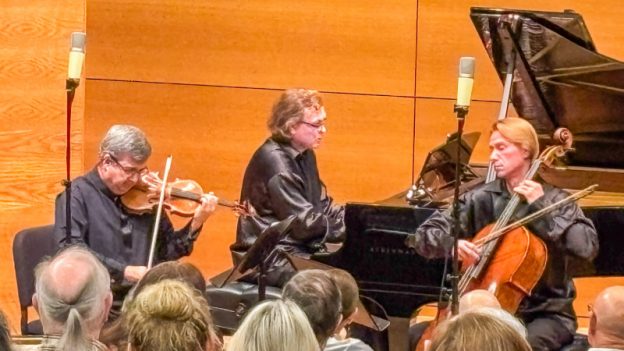 Hermitage Piano Trio at the Modern Art Museum of Fort Worth, October 11. 2025. (credit: Sally Verrando)_800x450