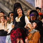 Marina Viotti as Carmen in Act 1 of The Dallas Opera production of ‘Carmen.’ (credit: Kyle Flubacker)