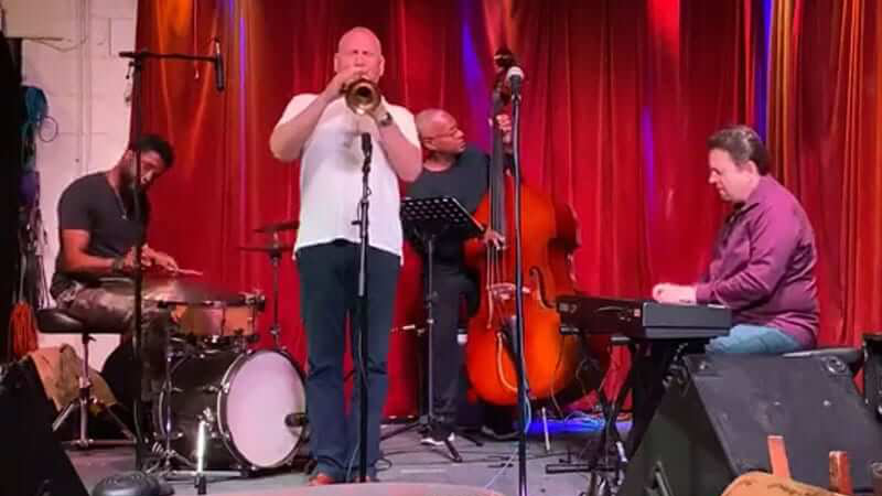 Goirdon Vernick Quartet at the Red Light Café. (courtesy of Georgia State University)