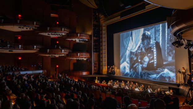 Jean Cocteau meets Philip Glass in merger of film and opera in The Atlanta Opera's presentation of ‘La Belle et la Bête’ at Cobb Energy Center. (credit: Raftermen)