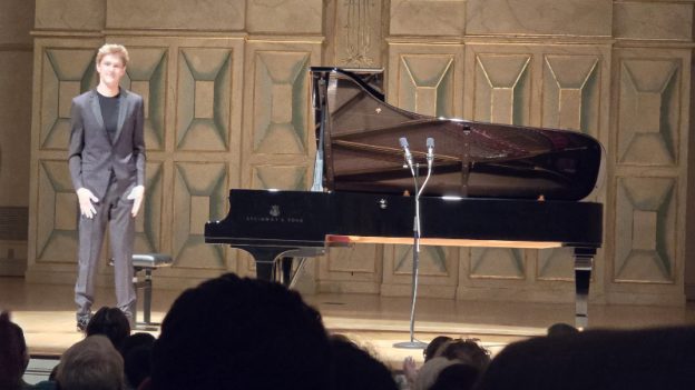 Jan Lisiecki at Spivey Hall. (credit: William Ford)
