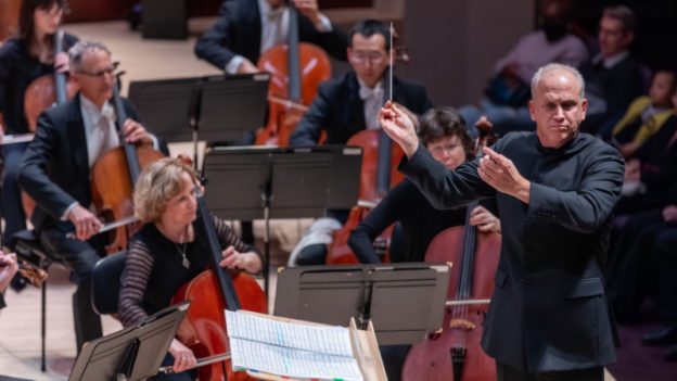 Carlos Miguel Prieto conducts the North Carolina Symphony. (courtesy of NCS)