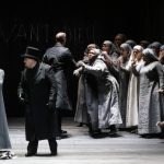 Stéphanie d’Oustrac (far left), Samuel “PJ” Lopez (left), and the cast of The Dialogues of the Carmelites at Dallas Opera. (credit: Lynn Lane)