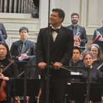 DeKalb Symphony Orchestra with its music director, Paul Bhasin, front and center. (credit: William Ford)