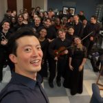 Backstage at Georgia State University’s Kopleff Recital Hall (Sept. 17, 2025): Henry Cheng with the GSU Symphony Orchestra during Giuliana Scaramazza’s first concert as concertmaster.