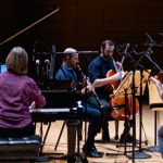 Pianist Orli Shaham with members of the Pacific Symphony. (credit: Christian Amonson)