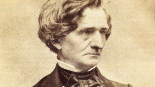 Hector Berlioz. Detail of a photograph by Pierre Petit & Trinquart, Paris, c. 1863–65.