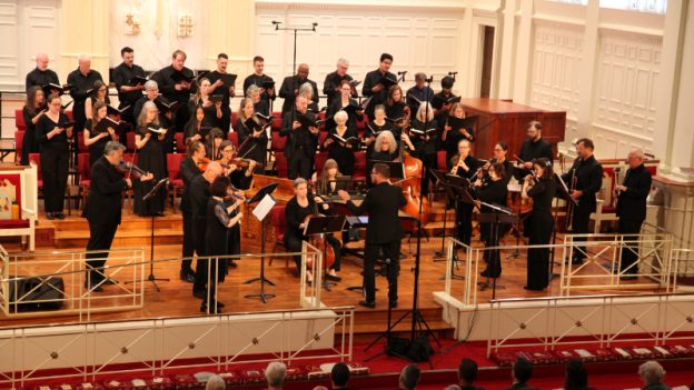 Atlanta Baroque Orchestra, Glenn Memorial UMC Chancel Choir, and soloists perform bach's 'ascension oratorio.' (courtesy of ABO)