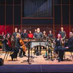 Five of Atlanta’s contemporary music ensembles joined forces on May 3 to perform Steve Reich’s ‘Music for 18 Musicians’ at GSU’s Kopleff Recital Hall. (credit: Ben Garden)