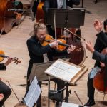 Carlos Miguel Prieto leads members of the North Carolina Symphony in the chamber orchestra version of Aaron Copland’s ‘Appalachian Spring’ at Meymandi Hall on Friday May 8, 2026. (courtesy of NCS)