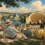 "Summer Concert by the Lakeside" (imagined by ChatGPT)