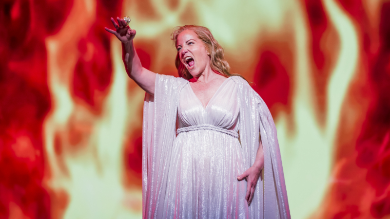 Lise Lindstrom as Brünnhilde. (credit: Raftermen)