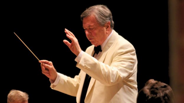Music Director Gerard Schwarz leads the Eastern Festival of Music in an all-American concert on July 4, 2026. (credit: Sarah Lucas-Page)