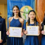 Students celebrate their success at Franklin Pond Chamber Music’s 10th Annual Chamber Music Competition in Atlanta. (credit: Chris Helton)
