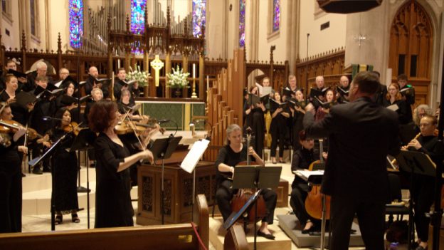 Atlanta Baroque Orchestra and the Cathedral Schola perform music of Bach at Atlanta's Cathedral of St. Philip, October 23, 2026. (courtesy of ABO)