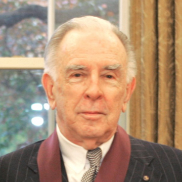 Carlisle Floyd at the White House in 2004, being presented with the National Medal of Arts (credit: Susan Sterner)