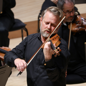 NCs concertmaster Justin Bruns. (courtesy of NCS)