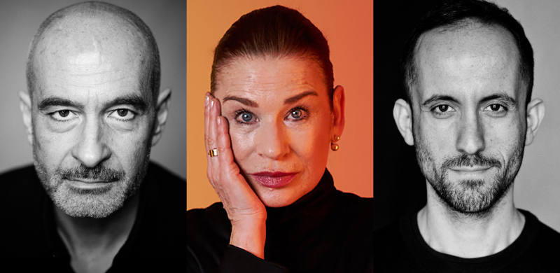 L-R: Antonello Manacorda, Dörte Lyssewski, and Igor Levit. (No SILENCE/Sony)