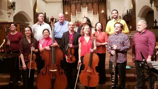 The combined forces of ensemble vim and Bent Frequency, October 12, 2026 at St. Luke’s Episcopal Church. (credit: Davida Cohen)