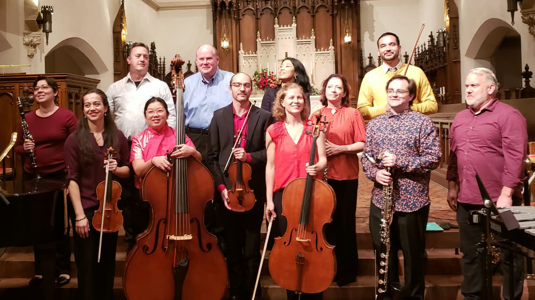 Raven Chacon’s “Voiceless Mass” anchors an immersive evening with ensemble vim and Bent Frequency